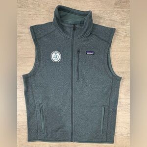 Patagonia Vest Mens XL Better Sweater Full Zip Fleece Nouveau Green Logo